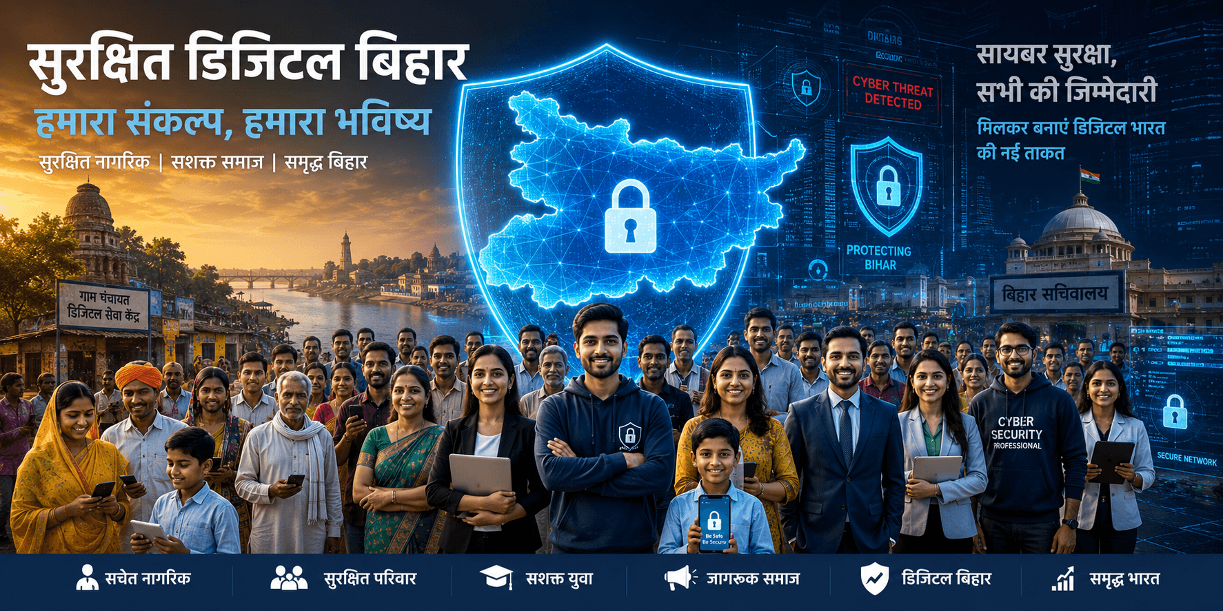 Community supporting cyber safety in Bihar